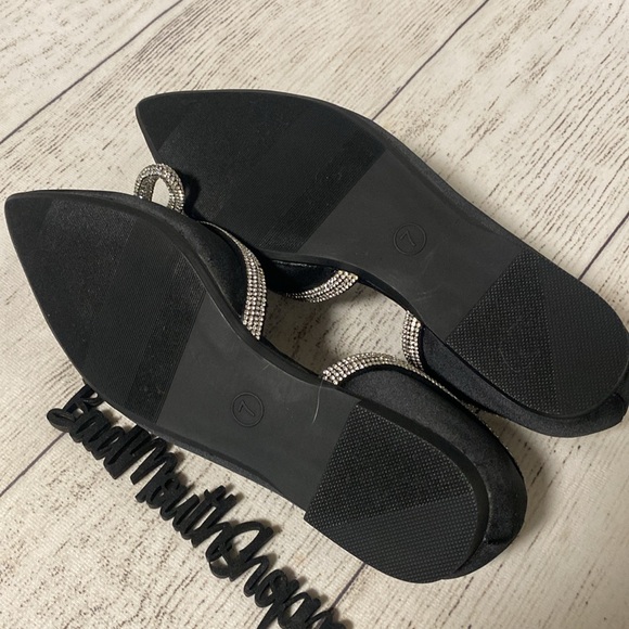 *Women's Juliette Bow Ballet Flats with Memory Foam Insole - A New Day Black 7 - Picture 9 of 9